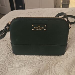 Kate Spade Dark Green Crossbody Bag